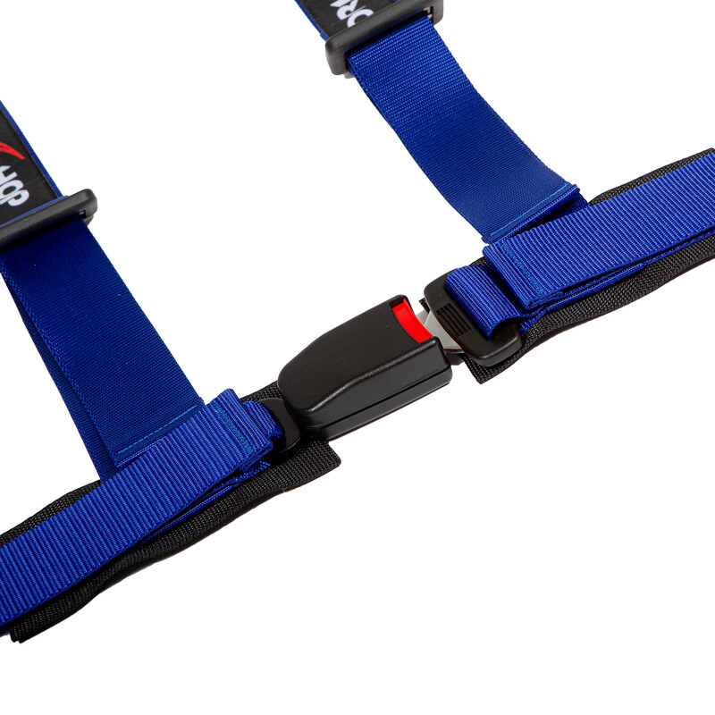 DriftShop 4 Point Harness 2" - Blue - Road Approved